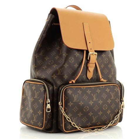 louis vuitton trio backpack monogram brown|louis vuitton ellipse backpack.